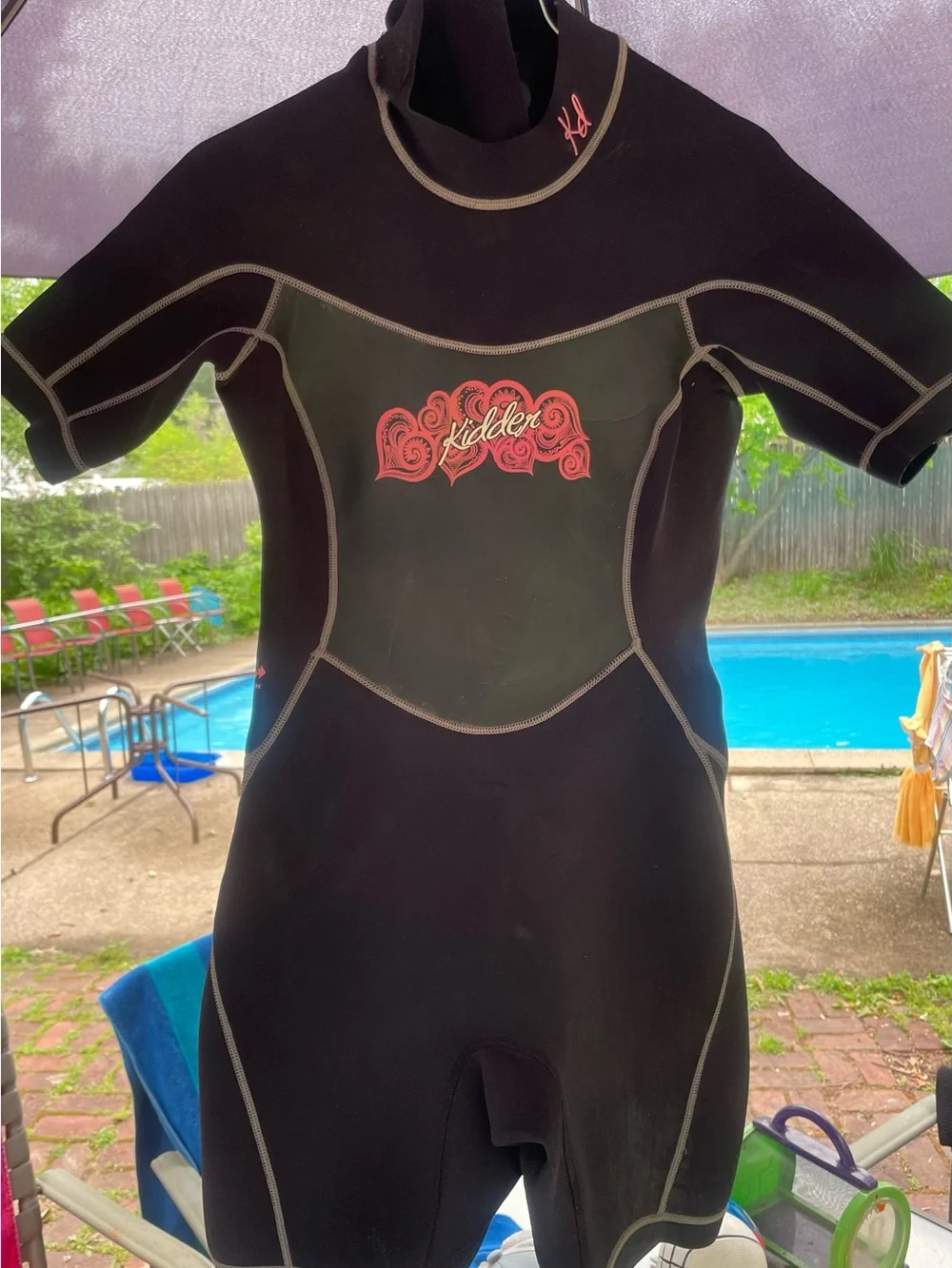 Titanium Women’s Shorty Rashguard - Black & Purple Panels and 2 others